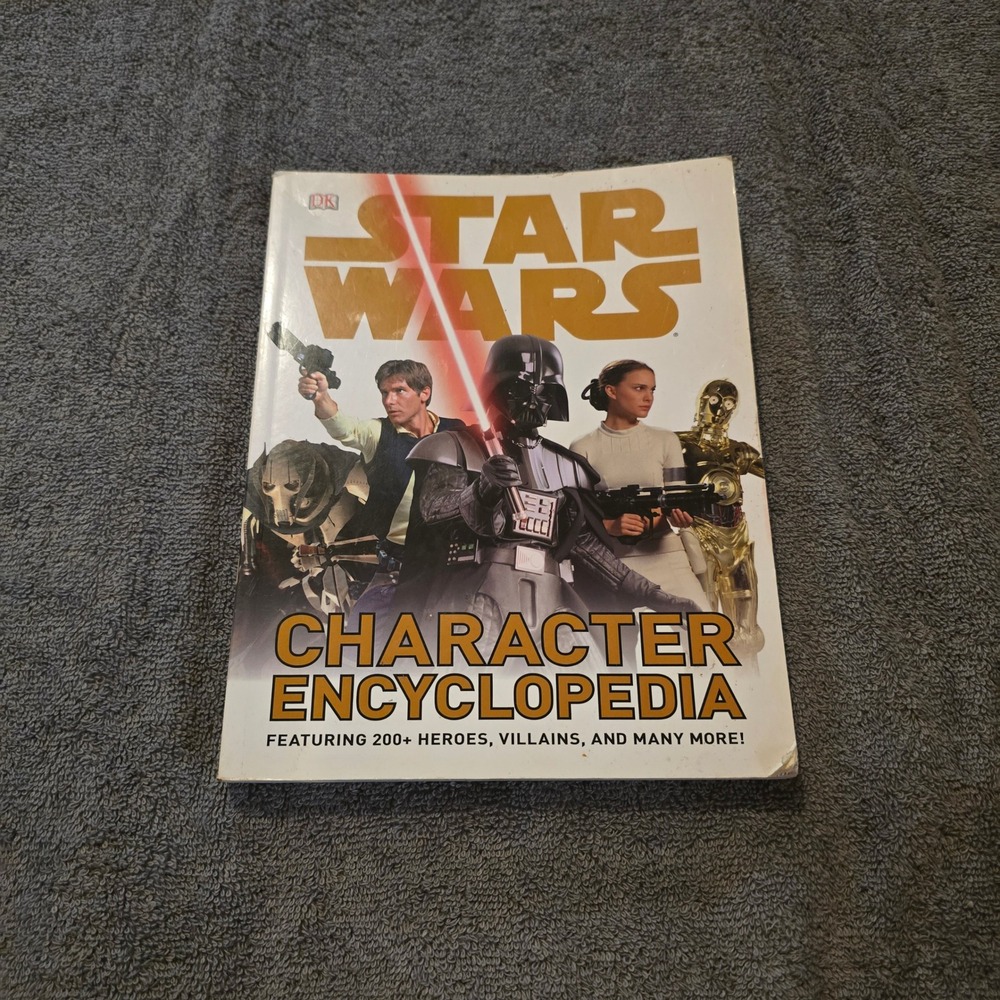 DK Star Wars Character Encyclopedia OS Hardcover Kids White Reference Guide 2011